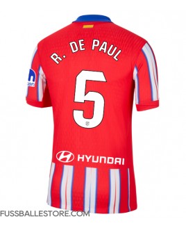 Günstige Atletico Madrid Rodrigo De Paul #5 Heimtrikot 2024-25 Kurzarm